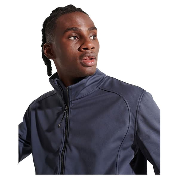 Superdry Jacka Bonded Soft Shell Blå M Man