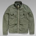 Miniatyrbillede 3 af 7: G-star Overshirt Long Pocket Track Grøn S Mand