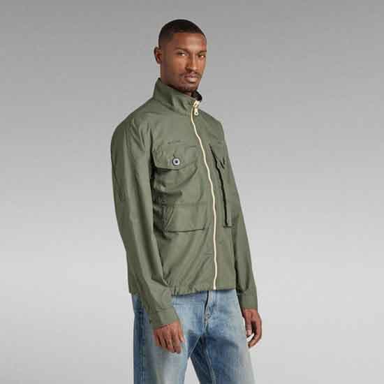 G-star Overshirt Long Pocket Track Grøn S Mand