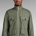 Miniatyrbillede 5 af 7: G-star Overshirt Long Pocket Track Grøn S Mand