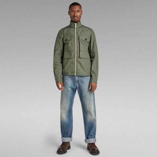 G-star Overshirt Long Pocket Track Grøn S Mand