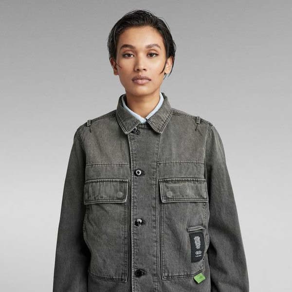 G-star Takki Utility Flap Pocket Harmaa L Mies