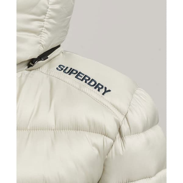 Superdry Jacka Code Lwt Crop Sport Padded Grönt XL Kvinna