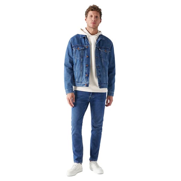 Salsa Jeans Farkkutakki 21007203 Regular Fit Sininen XL Mies