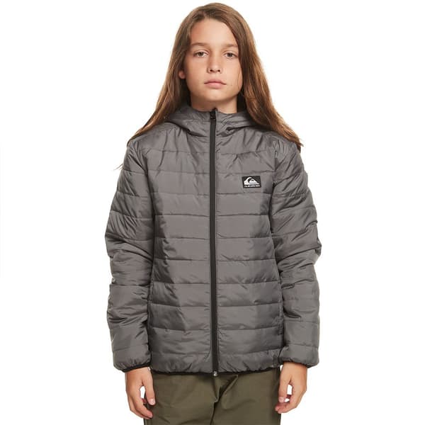 Quiksilver Takki Scaly Reversible Musta 12 Years Poika