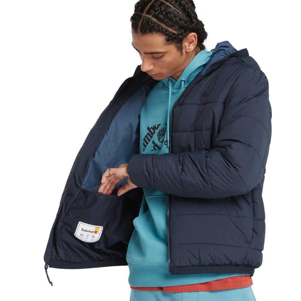 Timberland Garfield Mid Weight Puffjacka Blå S Man