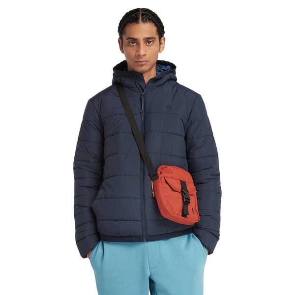 Timberland Garfield Mid Weight Puffjacka Blå S Man