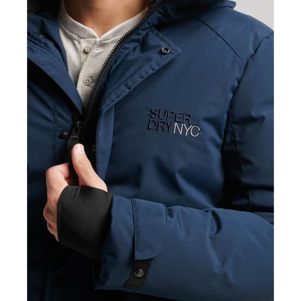 Superdry Parkas City Padded Wind Blå XL Man