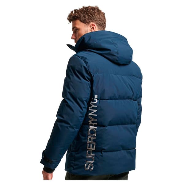 Superdry Parkas City Padded Wind Blå XL Man
