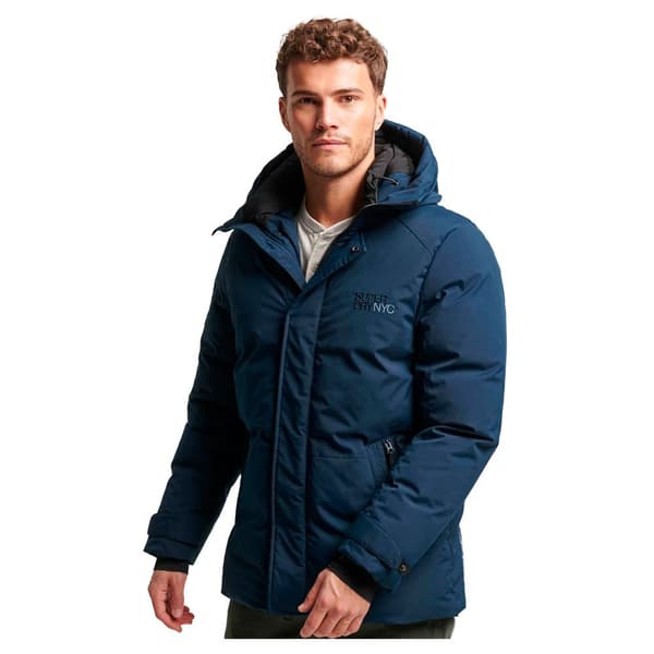 Superdry Parkas City Padded Wind Blå XL Man