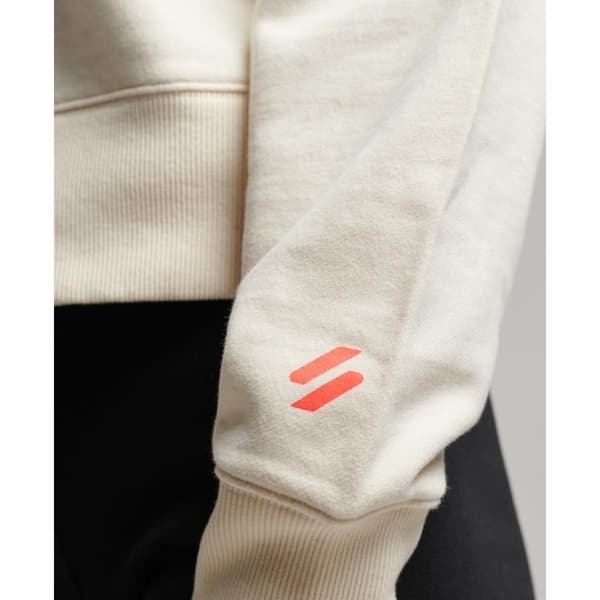 Superdry Tröja Med Halv Dragkedja Beige XS Kvinna