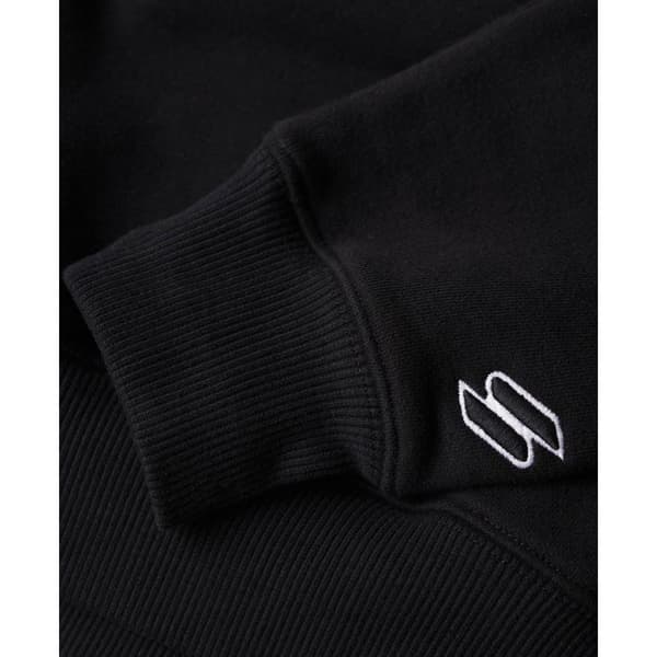 Superdry Tröja Med Rund Hals Sport Luxe Loose Svart M Kvinna