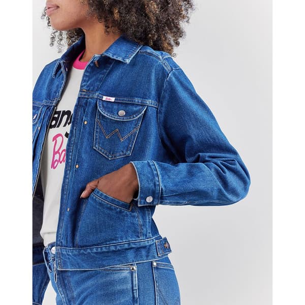 Wrangler Jeansjacka Jen Blå S Kvinna