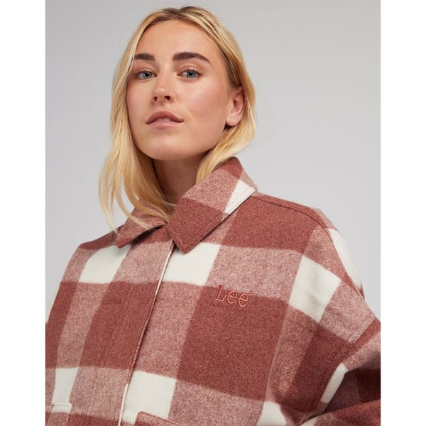 Lee Jakke 112341603 Wool Orange S Kvinde