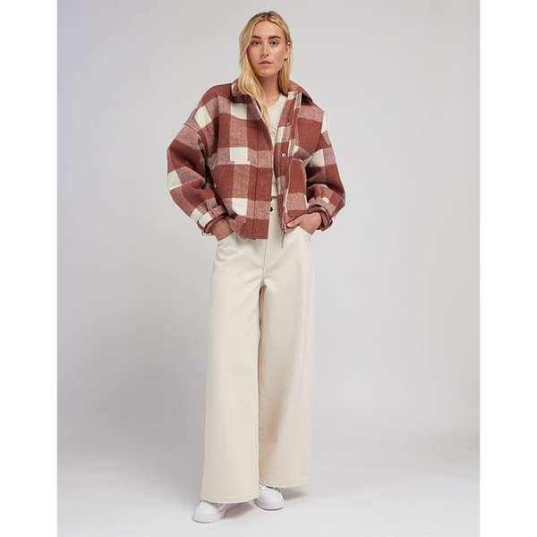 Lee Jakke 112341603 Wool Orange S Kvinde