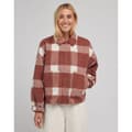 Miniatyrbillede 1 af 6: Lee Jakke 112341603 Wool Orange S Kvinde