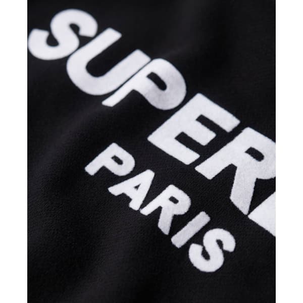 Superdry Tröja Med Rund Hals Sport Luxe Loose Svart XS Kvinna