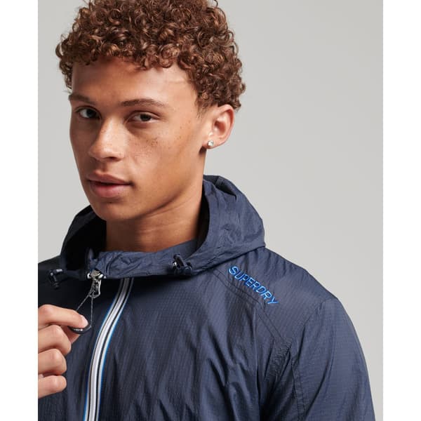 Superdry Jacka Code Sl Lightweight Blå 2XL Man