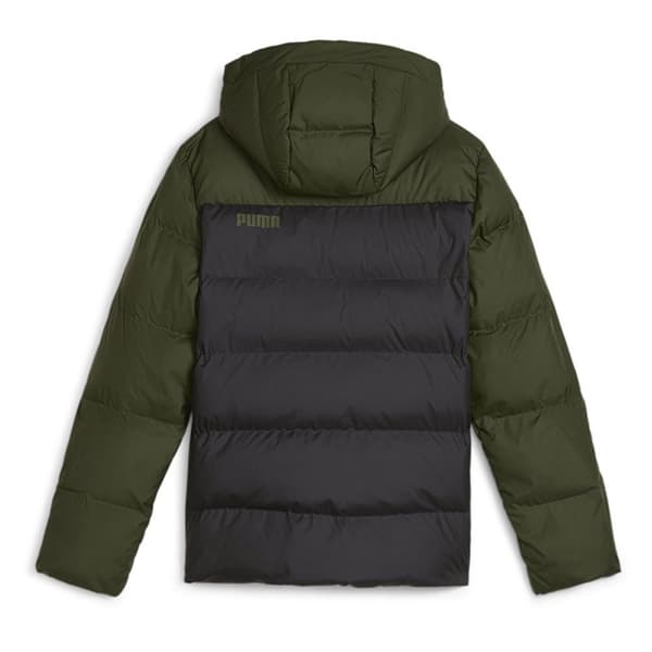Puma Polstret Jakke Colourblock Grøn 7-8 Years Dreng