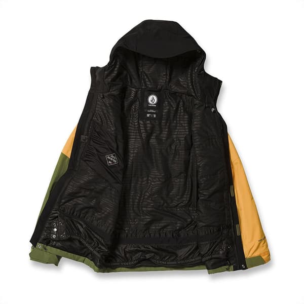 Volcom L Ins Gore-tex Jacka Grönt,Gul S Man