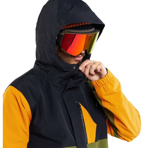 Volcom L Ins Gore-tex Jacka Grönt,Gul S Man