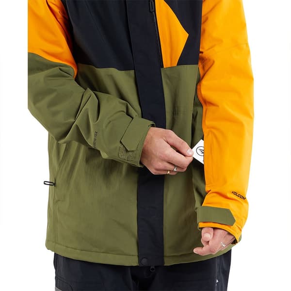 Volcom L Ins Gore-tex Jacka Grönt,Gul S Man