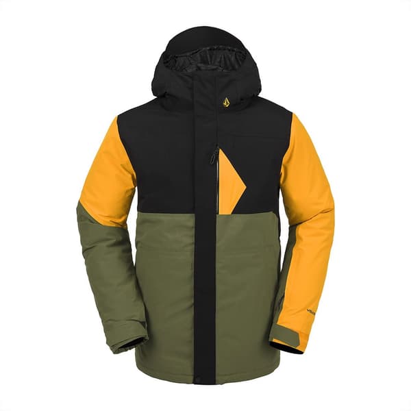 Volcom L Ins Gore-tex Jacka Grönt,Gul S Man