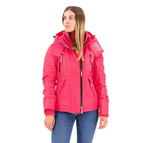 Superdry Jacka Mountain Wincheater Röd 2XS Kvinna