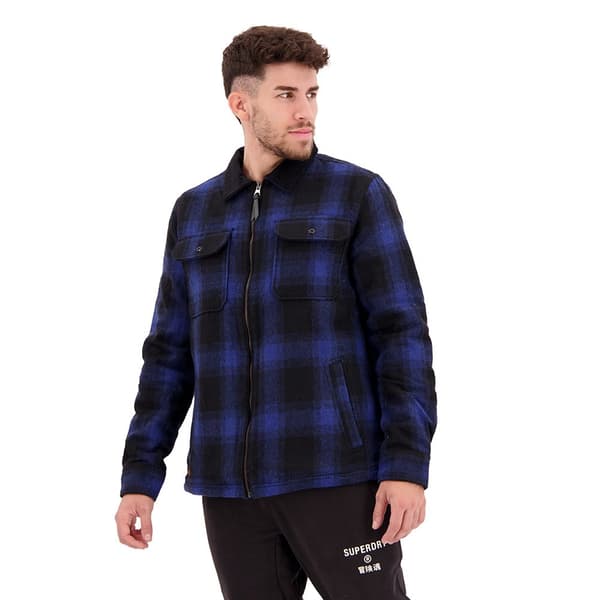 Superdry Ullövertröja Hunting Blå M Man