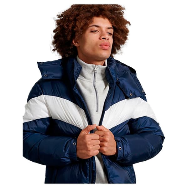 Superdry Polstret Jakke Stratus Blå L Mand