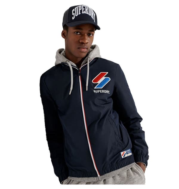 Superdry Jacka Track Cagoule Blå S Man