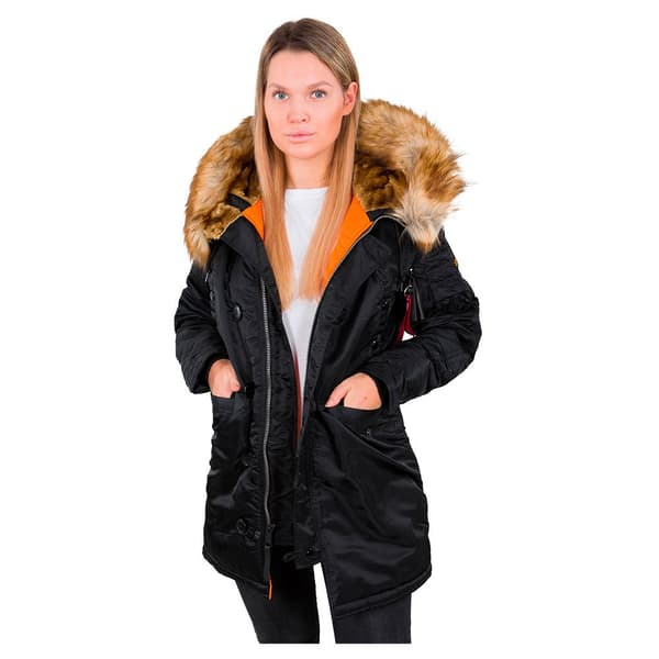 Alpha Industries N3b Vf 59 Kappa Svart S Kvinna