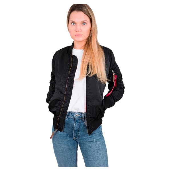 Alpha Industries Ma-1 Vf 59 Jakke Sort S Kvinde