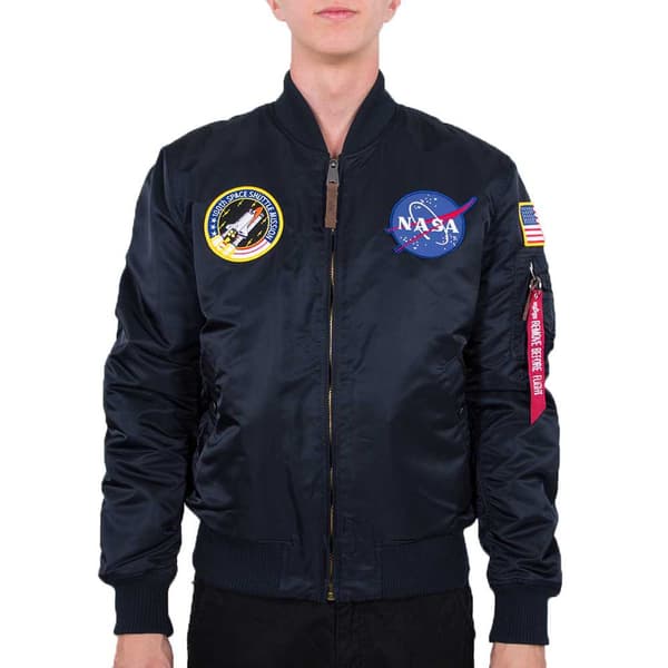 Alpha Industries Ma-1 Vf Nasa Takki Sininen S Mies