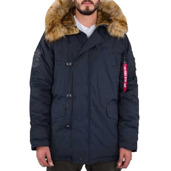 Alpha Industries Explorer Jakke Blå L Mand