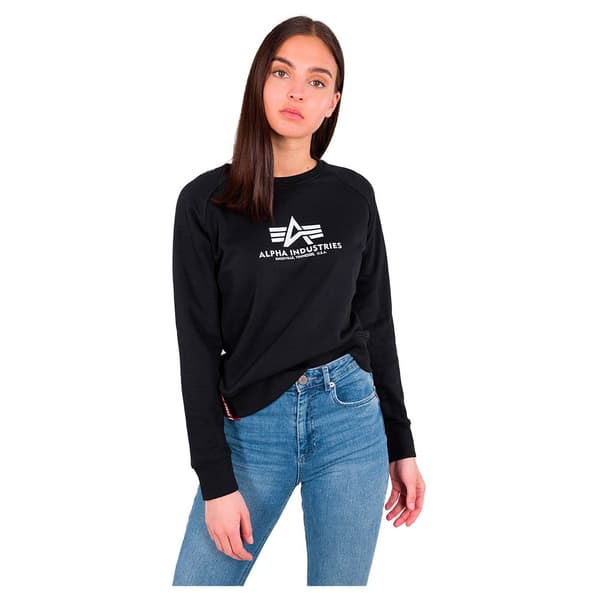 Alpha Industries New Basic Neulepaita Musta S Nainen