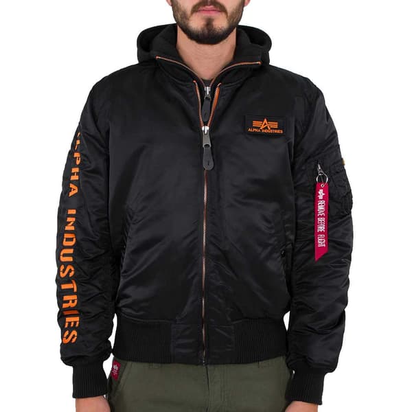 Alpha Industries Ma-1 D-tec Se Jakke Sort L Mand