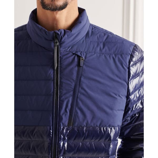 Superdry Jacka Studios Contrast Core Down Blå L Man