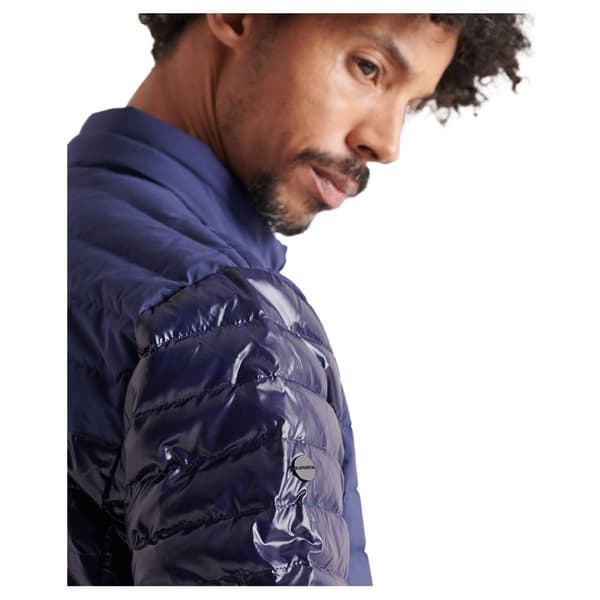 Superdry Jacka Studios Contrast Core Down Blå L Man