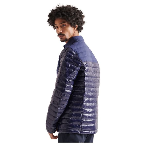 Superdry Jacka Studios Contrast Core Down Blå L Man