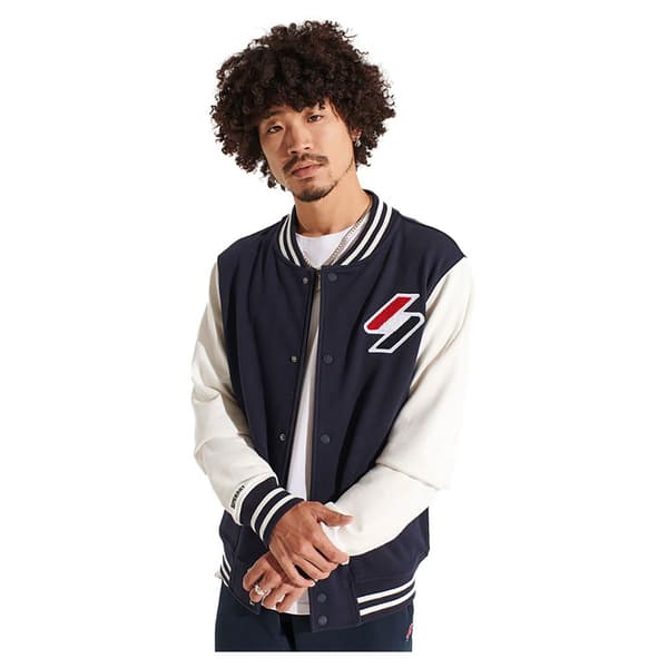 Superdry Jacka Code Che Walk Out Vit,Blå M Man