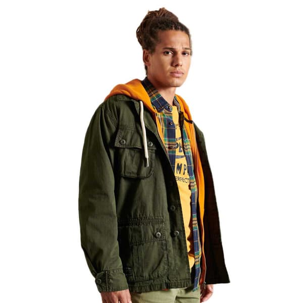 Superdry Takki Tropical Combat Vihreä S Mies