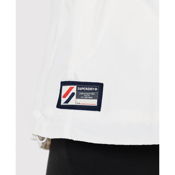 Superdry Jacka Code Essential Graphic Ovhead Vit S Kvinna