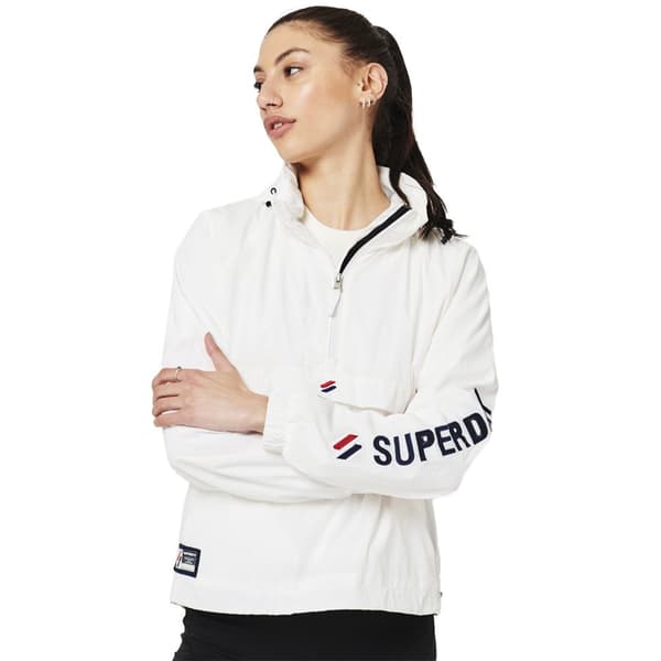 Superdry Jacka Code Essential Graphic Ovhead Vit S Kvinna