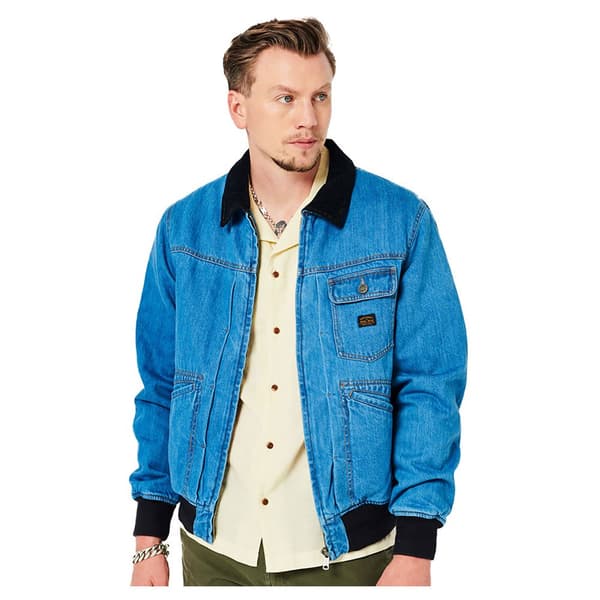 Superdry Jacka Vintage Worker Bomber Blå XL Man