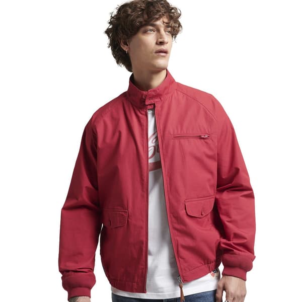 Superdry Jacka Vintage Collegiate Harrington Röd 2XL Man