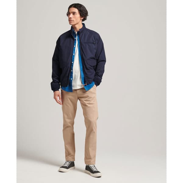 Superdry Jacka Vintage Collegiate Harrington Blå XL Man