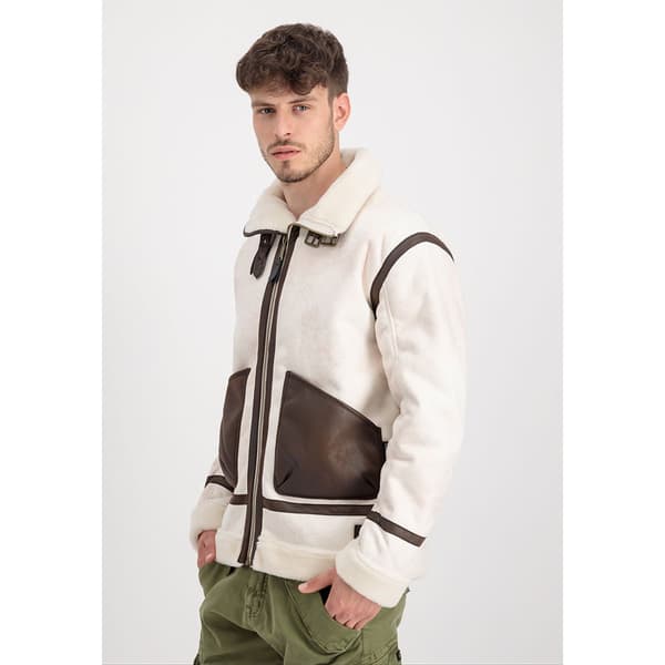 Alpha Industries B3 Arctic Jakke Beige L Mand