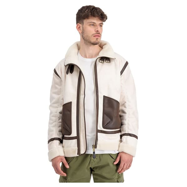 Alpha Industries B3 Arctic Jakke Beige L Mand
