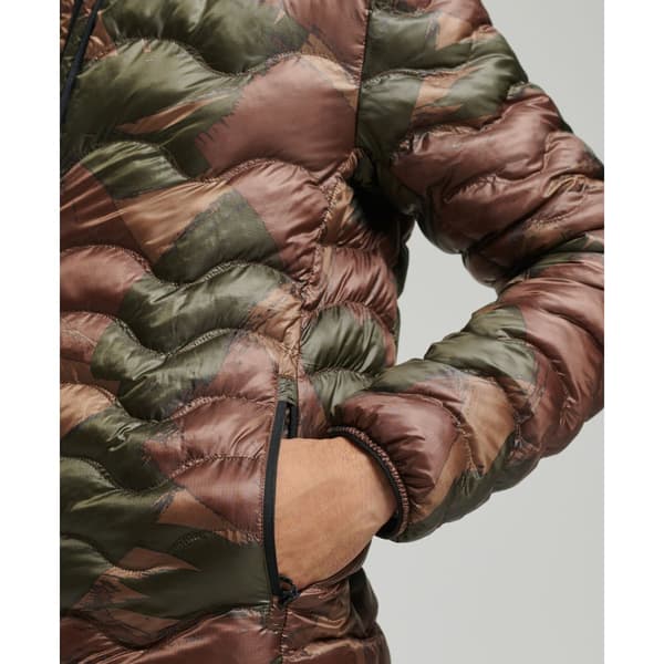 Superdry Jacka Vintage Hooded Mid Layer Grönt M Man